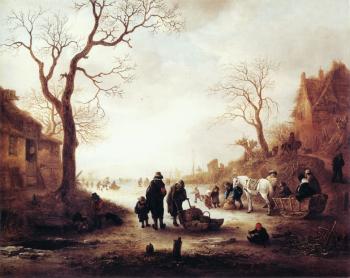 Isack Van Ostade : Canal